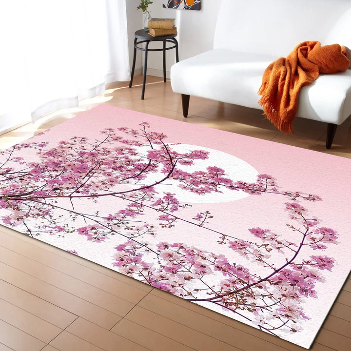 Tapis de salon Japonais Fleur de cerisier