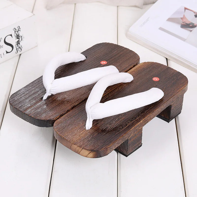 Geta Sandales Japonaises blanche