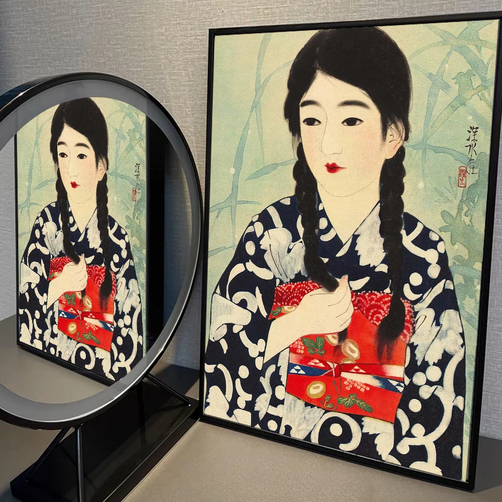 Tableau Japonais Geisha en Kimono