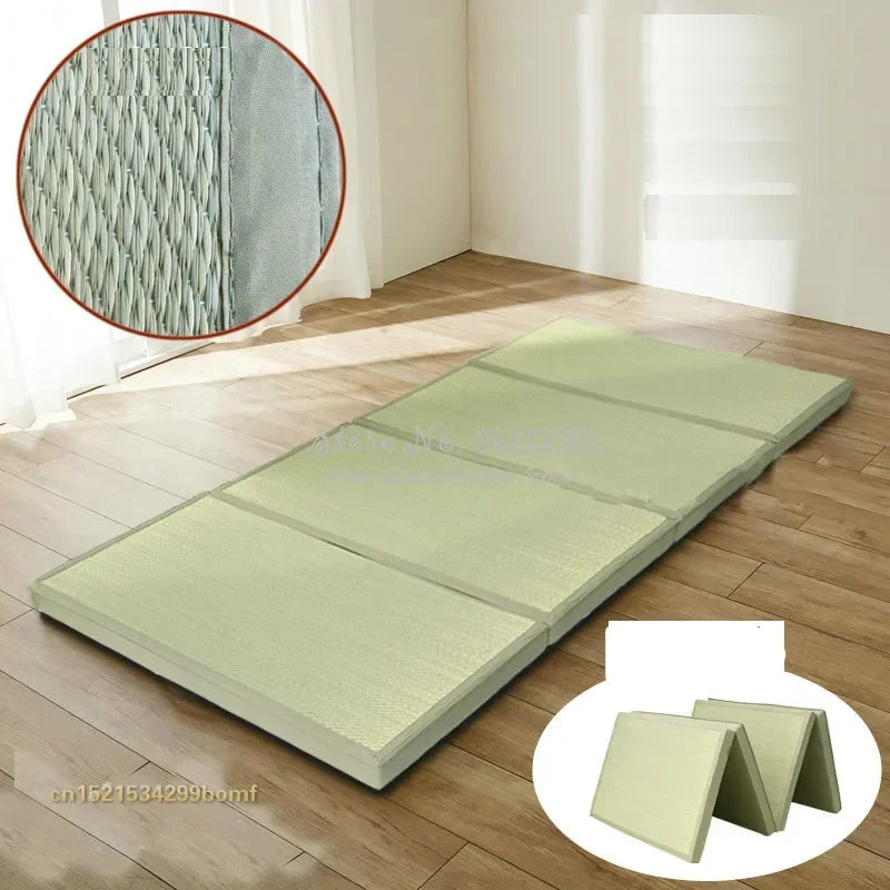 Tatami Japonais de Sol Pliable Vert Claire