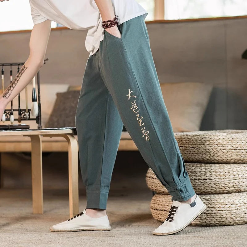 Pantalon Style Japonais ample