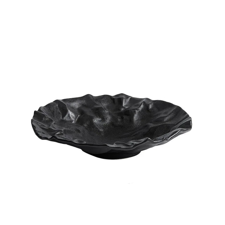 Assiette Japonaise Irrégulière Noire