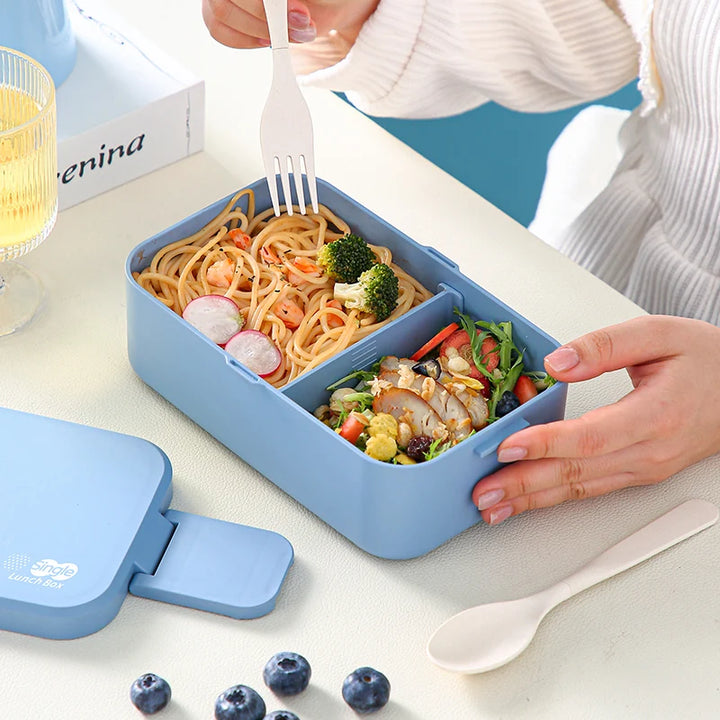 Boîte Bento Pique Nique Bleue