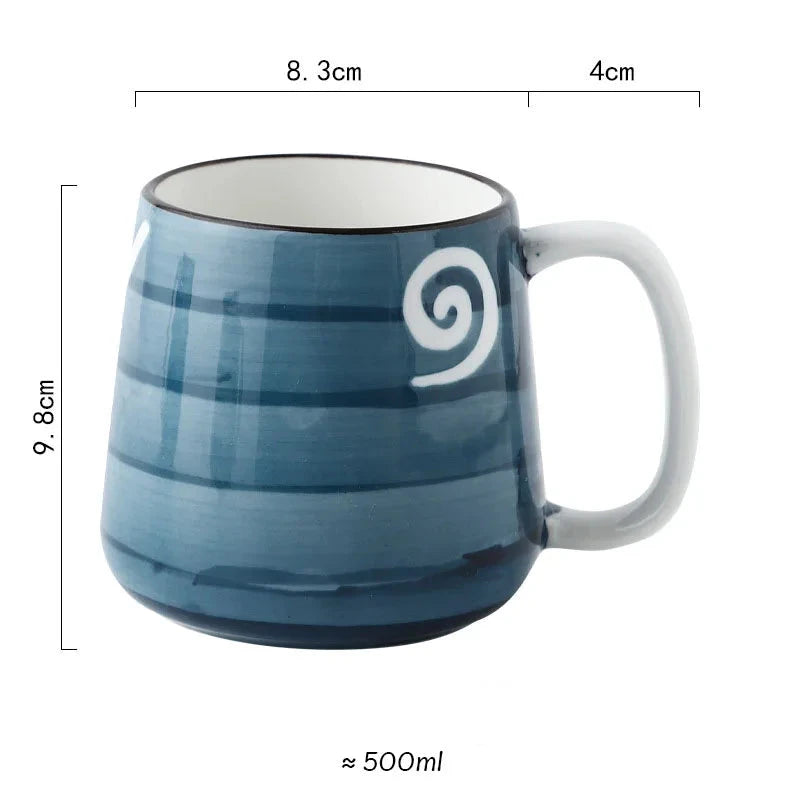 Tasse mit japanischem Muster