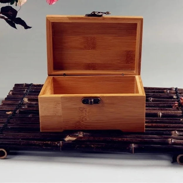 Japanese bamboo jewelry box