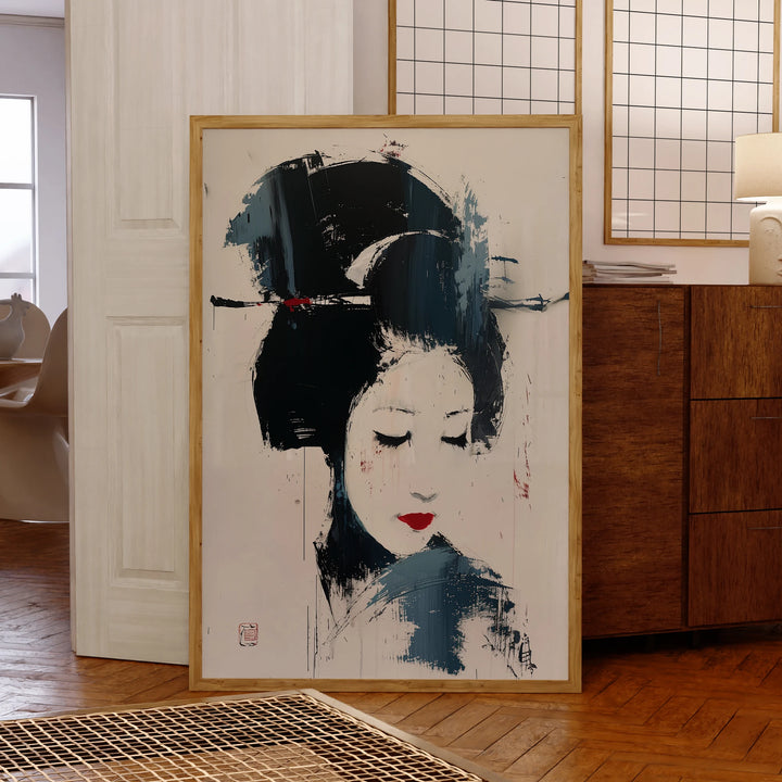 Tableau Japon Moderne Geisha
