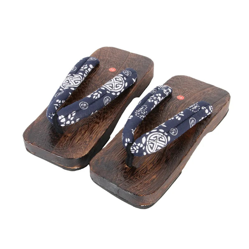 Geta Japonaise Traditionnelle bleu