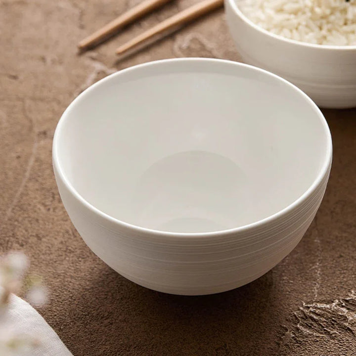Bol Japonais Minimaliste Blanc