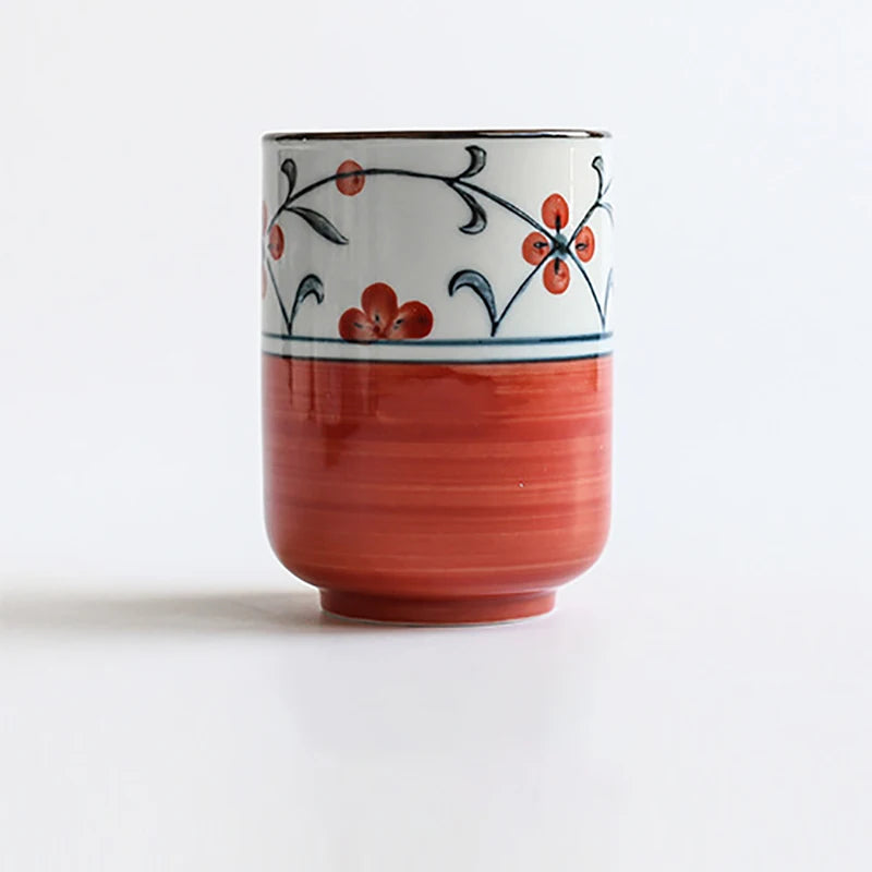 Tasse à thé japonais fleurs