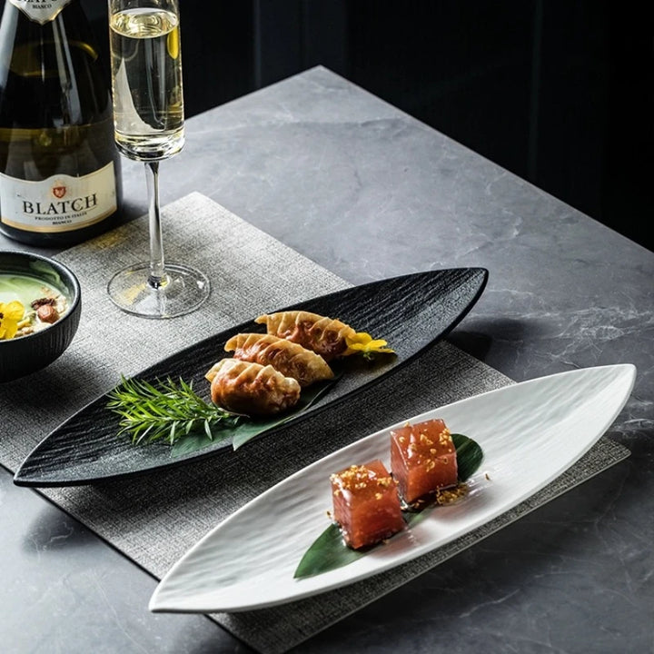 Assiette Japonaise À Sushi de Luxe