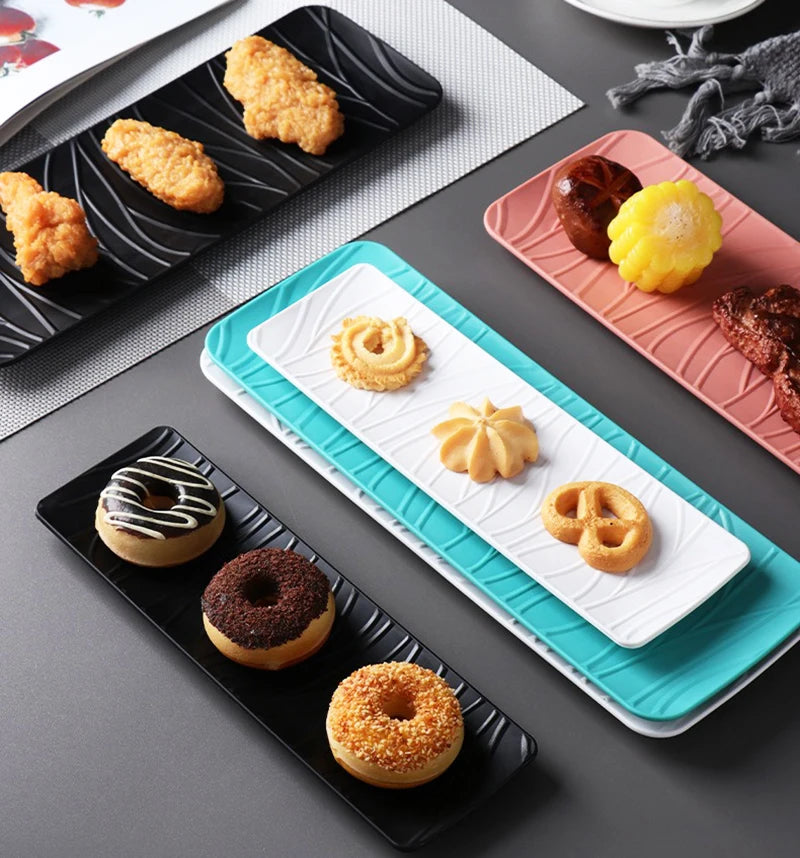 Bunter japanischer Sushi-Teller