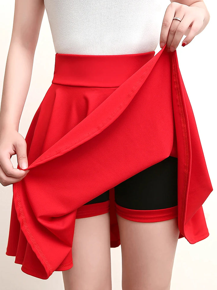 Jupe Japonaise Patineuse Rouge