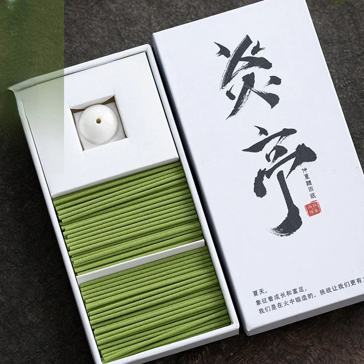 Encens Japonais à Fil Court vert