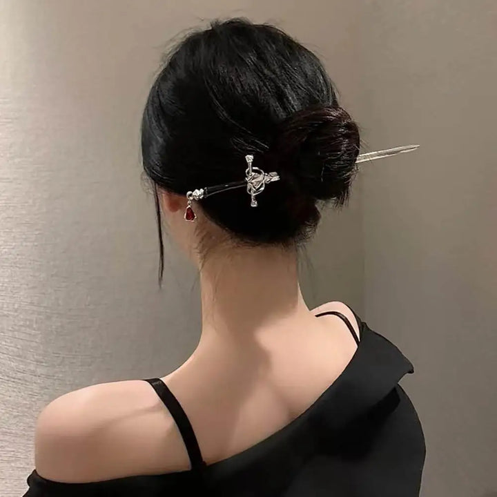 Épingle à cheveux japonais épée en métal