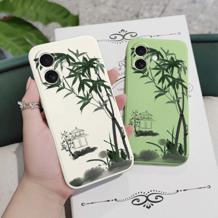 Coque de téléphone japonaise zen bambou