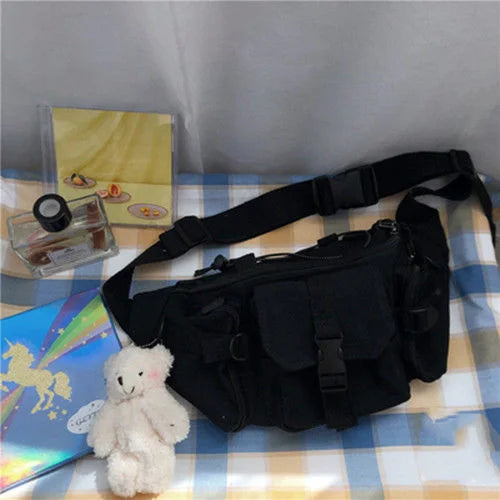 Sac Bandoulière Japonais ours noir