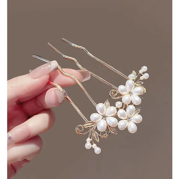Épingle Japonais U Fleur perle