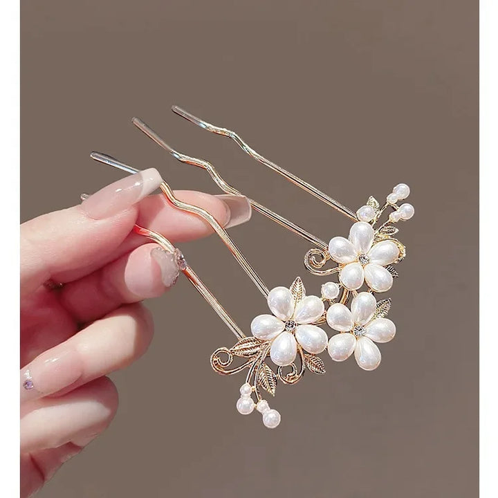 Épingle Japonais U Fleur perle