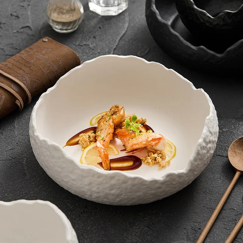 Bol Japonais Contemporain Blanc