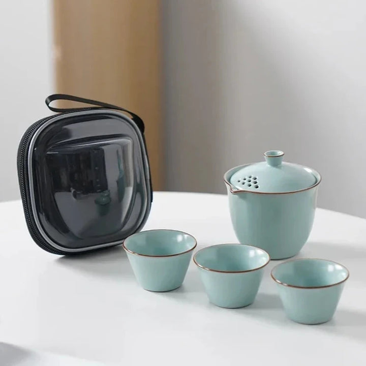 Japanisches Teeservice mit Box