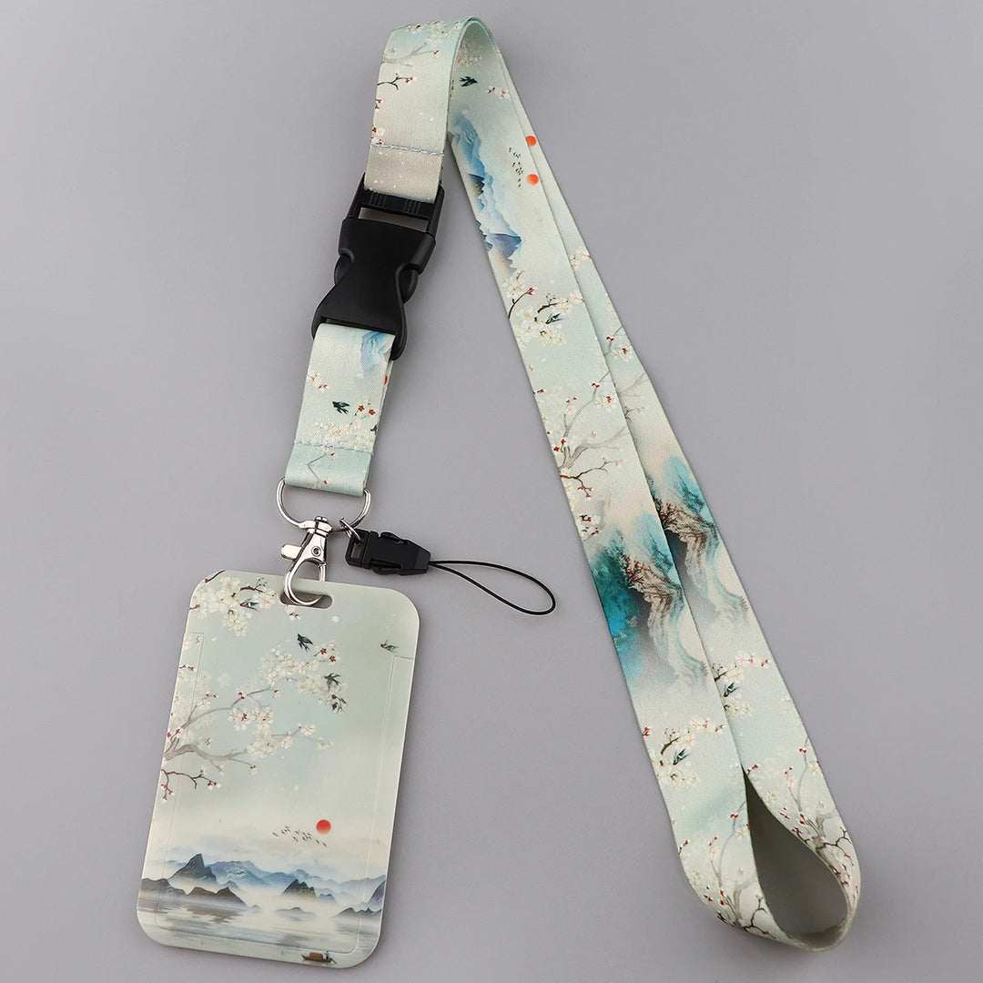 Porte-badge d'identification style japonais