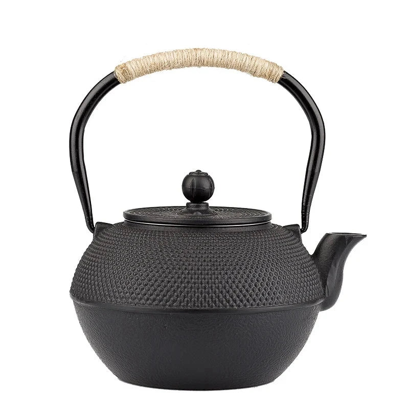 Théière noire avec infuseur japon