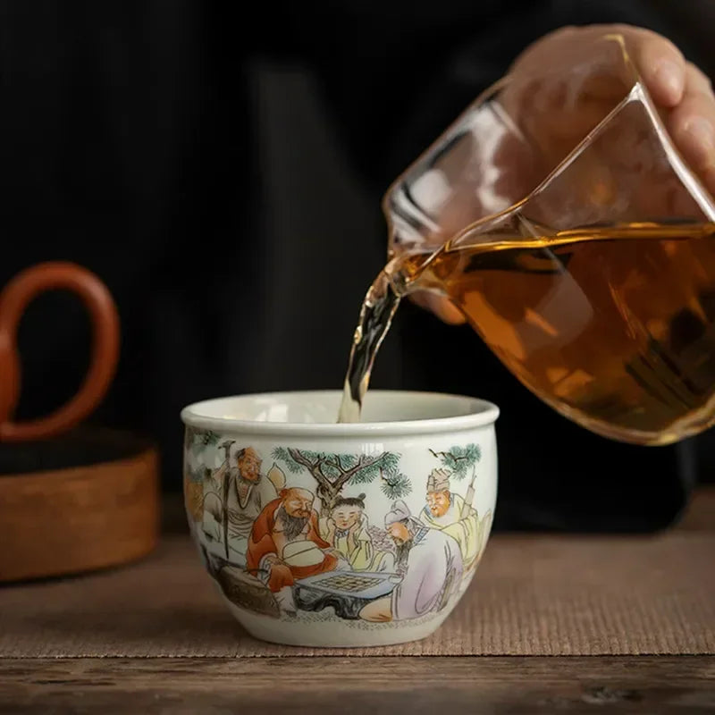 Tasse japonaise porcelaine traditionnelle