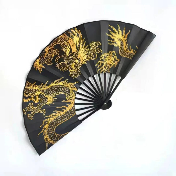 Éventail Japonais Dragon