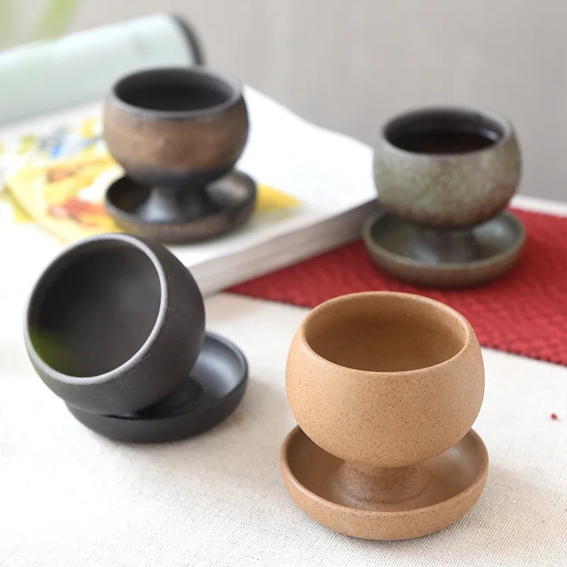 Tasse japonaise à soucoupe
