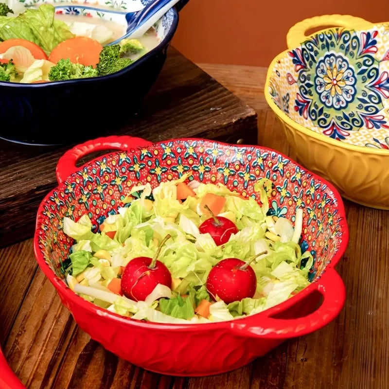 Bol Japonais Coloré Salade