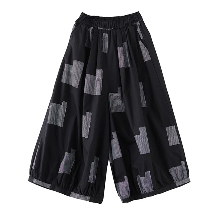 Pantalon Japonais Taille Haute Ample Confortable
