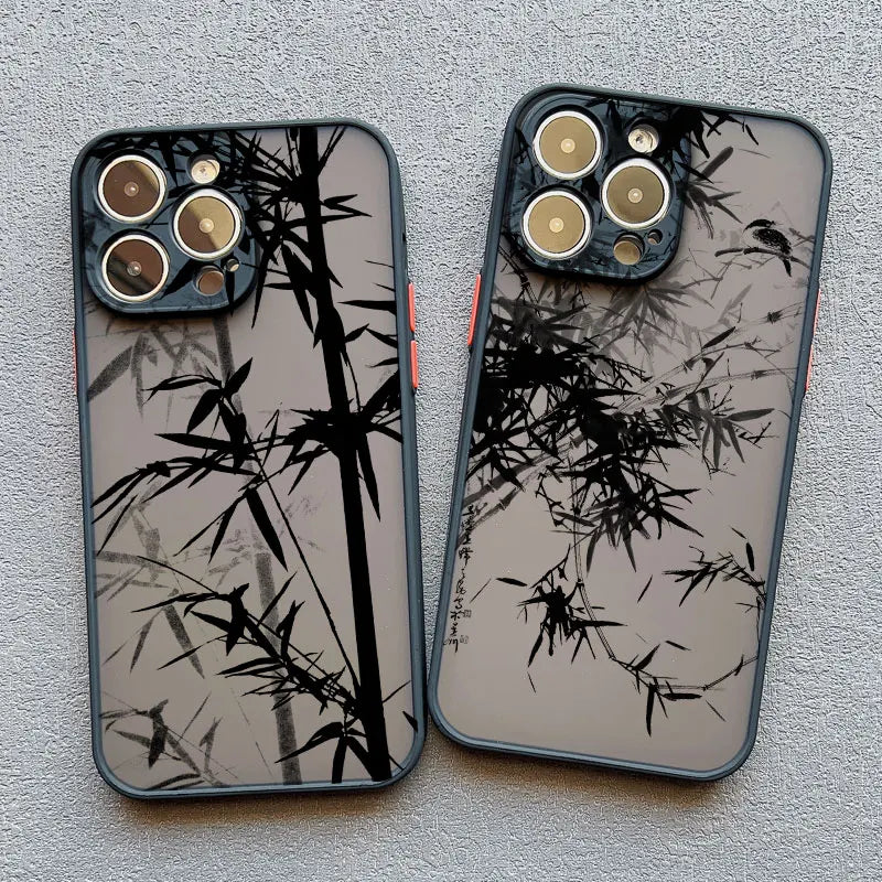 Coque de téléphone japonaise Bambou