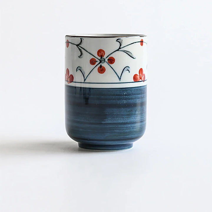 Tasse à thé japonais fleurs