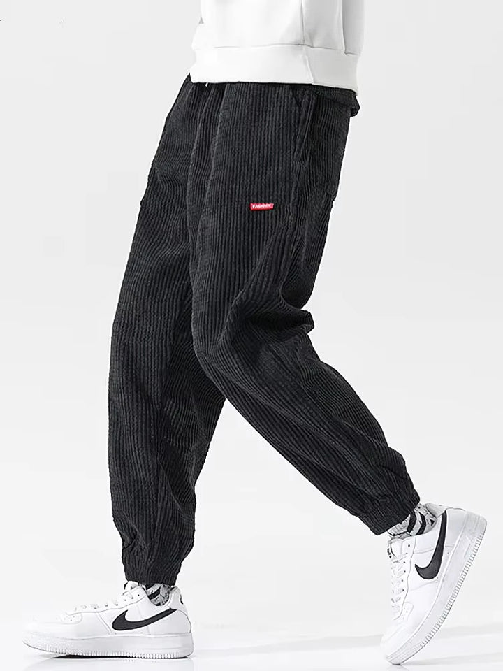 Pantalon Baggy Japonais en Velours