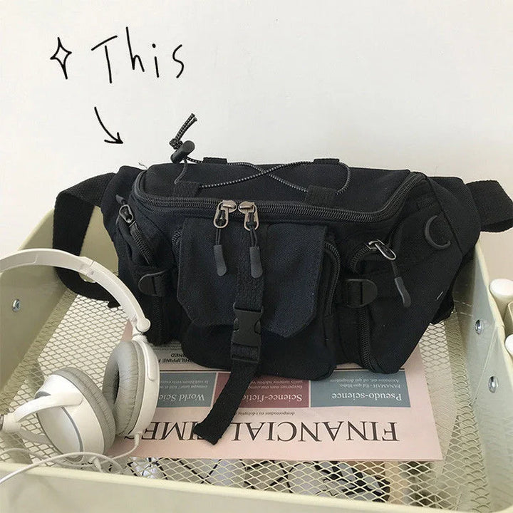 Sac Bandoulière Japonais noir