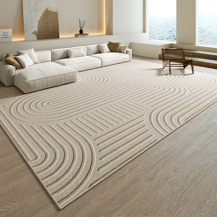 Tapis de salon japonais en relief