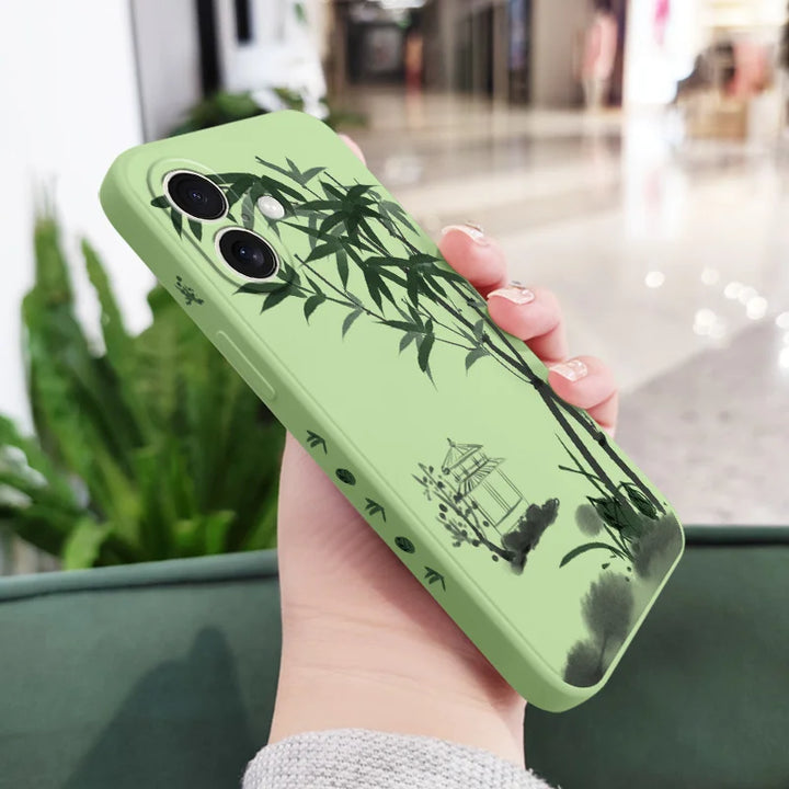Coque de téléphone japonaise zen bambou