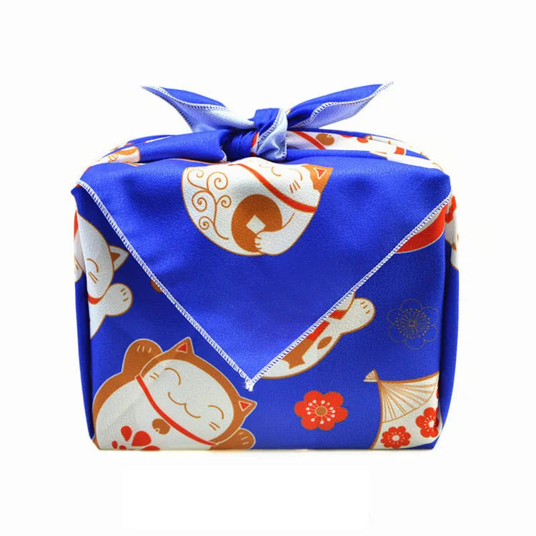 Furoshiki Porte Bonheur bleu