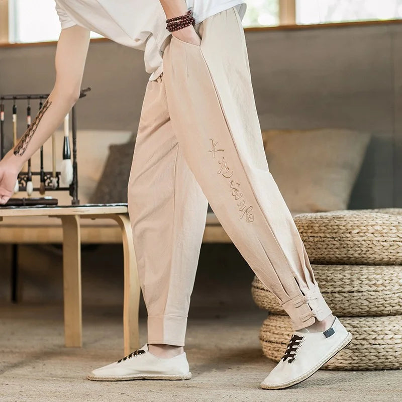 Pantalon Style Japonais décontracté
