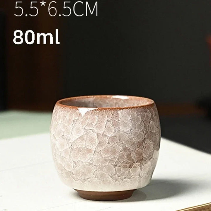 Tasse japonaise effet craquelé