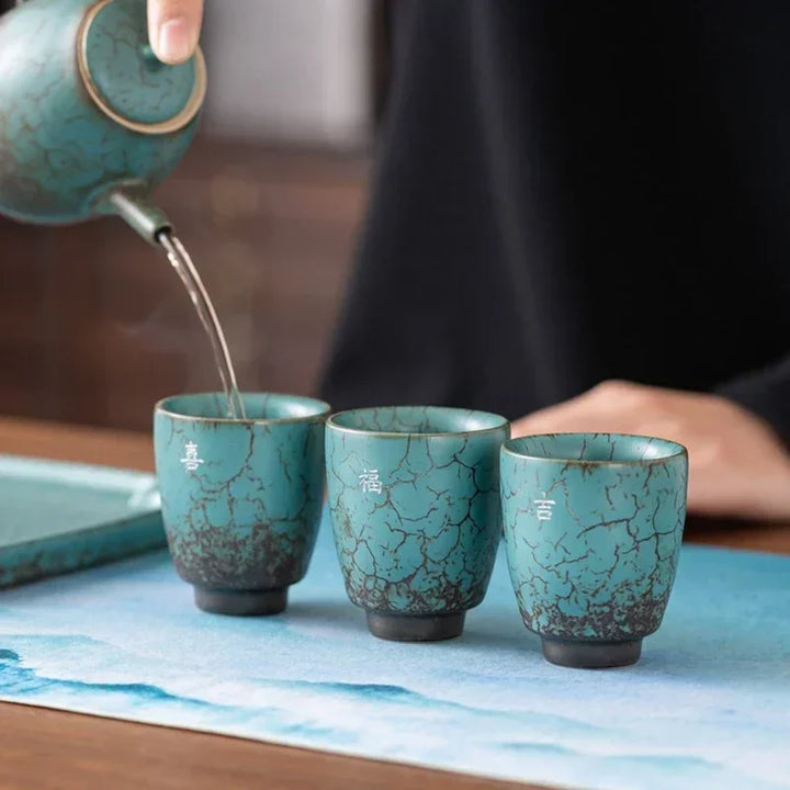 Japanese Ceramic Teacup Set