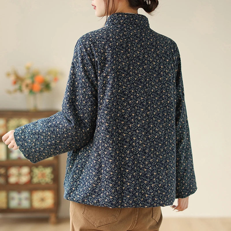 Veste Kimono à Fleurs pour Femme dos