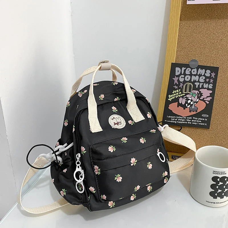 Sac à Dos Motif Japonais noir