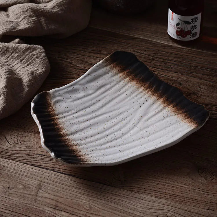 Assiette Japonaise de Sushi Originale artistiques