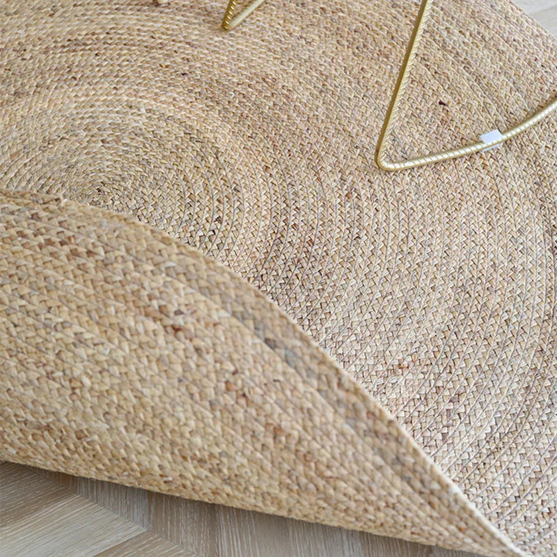 Tapis de salon Japonais rond en jute
