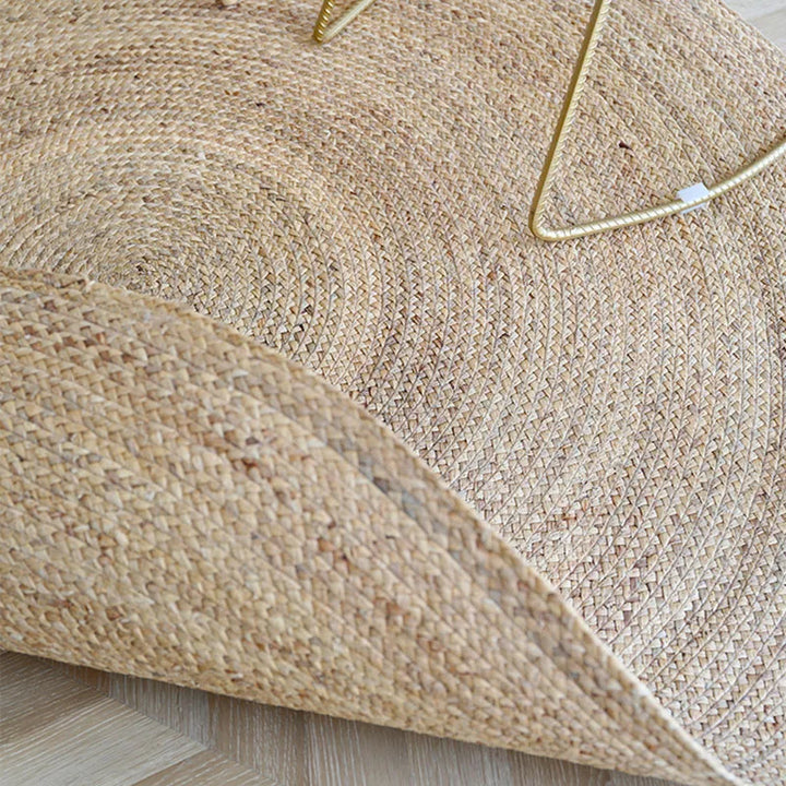 Tapis de salon Japonais rond en jute
