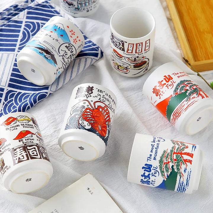 Japanese ceramic teacups