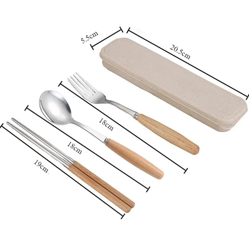 Set couvert japonais en inox