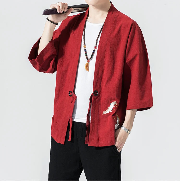 Cardigan Kimono Homme Léger