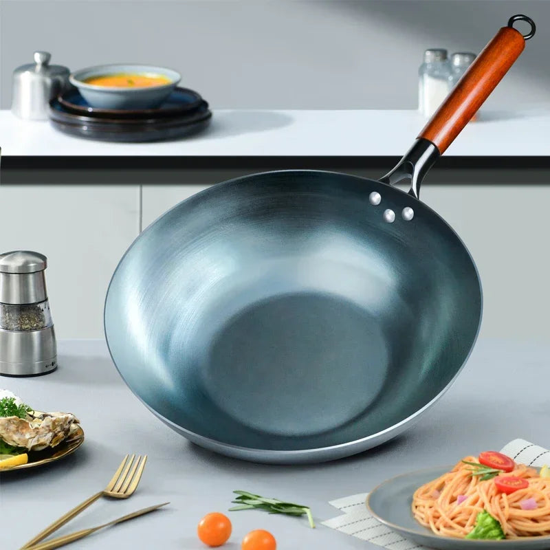 Wok Japonais Traditionnel à Induction Présentation